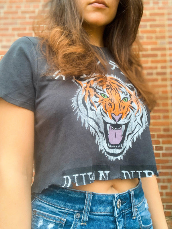 Duran Duran Tiger Crop Top