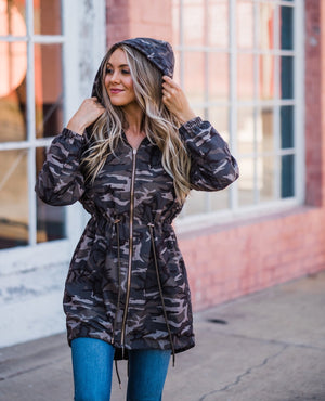 Rainy Day Bliss Camo Jacket