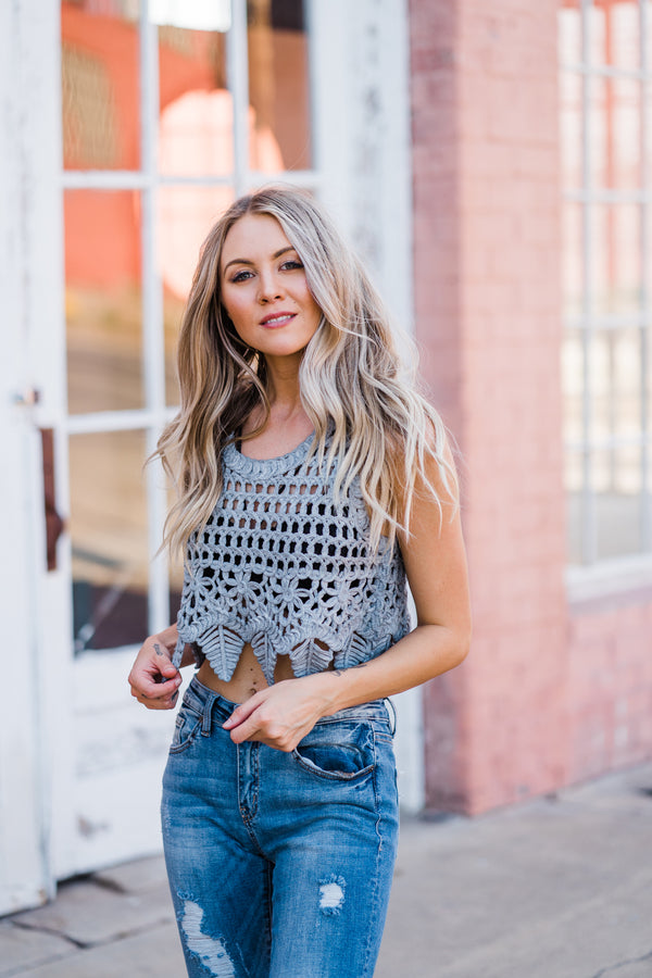 Botanic Boho Crochet Top