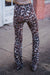 Leopard Jersey Knit Bell Pant